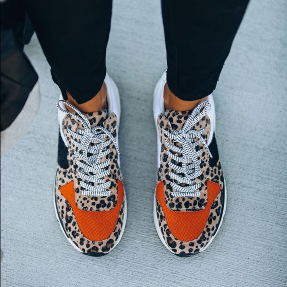 Spice Leopard Running Sole Sneaker